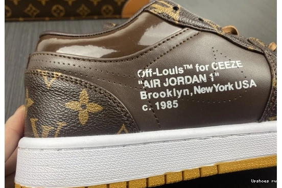 1 CASE) O-W WHITE-LouiV (WITH Top Low JORDAN AIR -LouiV 0521